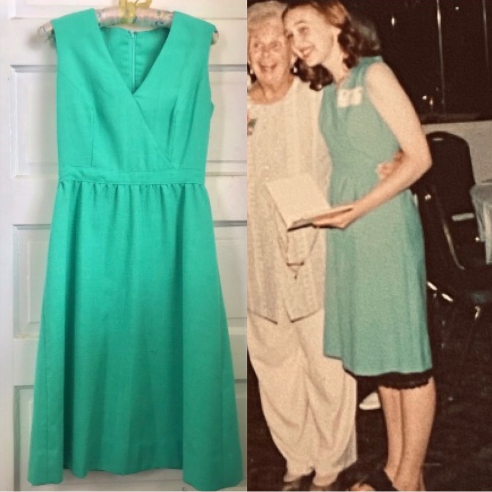 👗 VTG David Warren New York Sheath Cocktail Dress